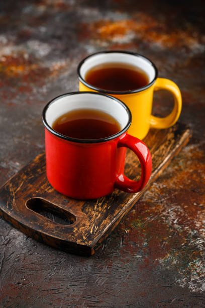 istock Enameled cup of hot tea 1031017856