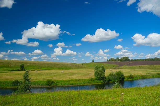 Meadows and ouskirts of Kleve at Niederrhein in North Rhine Westfalia in summer