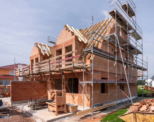 istock construction site of an new built house 1031038518