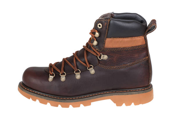 istock Winter men shoe. Isolated on white 1031044102