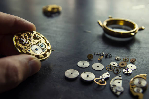 istock Watchmaker is repairing the mechanical watches in his workshop 1031071696