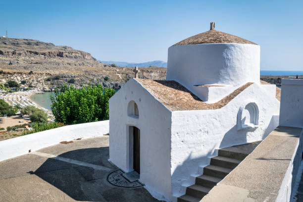 istock Lindos Greek Church at Midday 1031082904