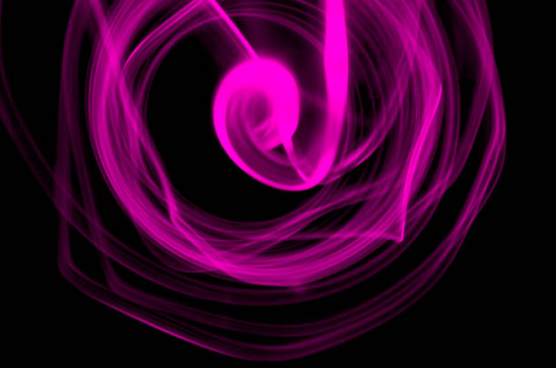 istock background of colorful abstract figures, led or neon 1031084530