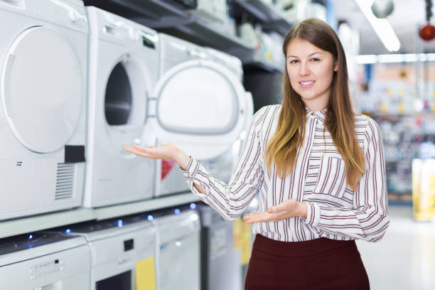 istock seller showing washing machine 1031091040