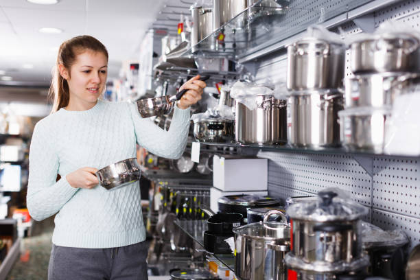 istock Woman is choosing dripping pan 1031091064