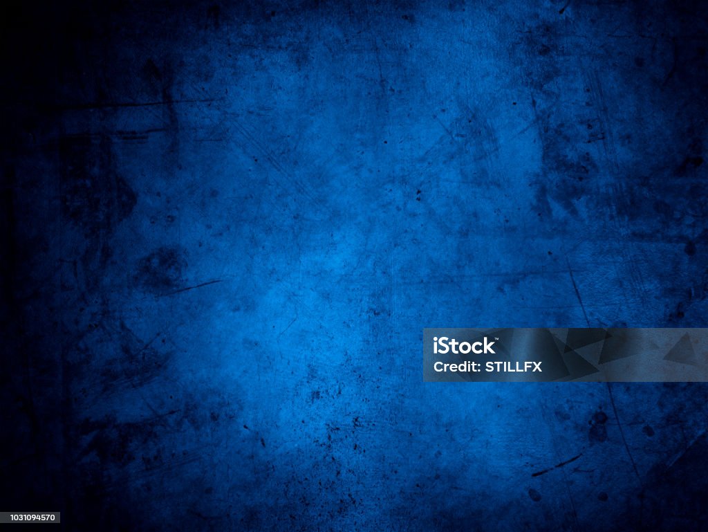 Blue concrete background Closeup of blue textured background Grunge Image Technique Stock Photo