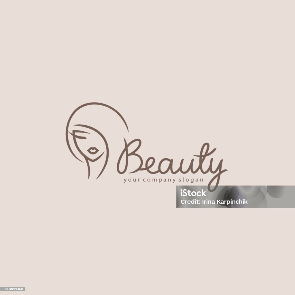 Vector element design for beauty salon, hair salon, cosmetic Logo stock vector