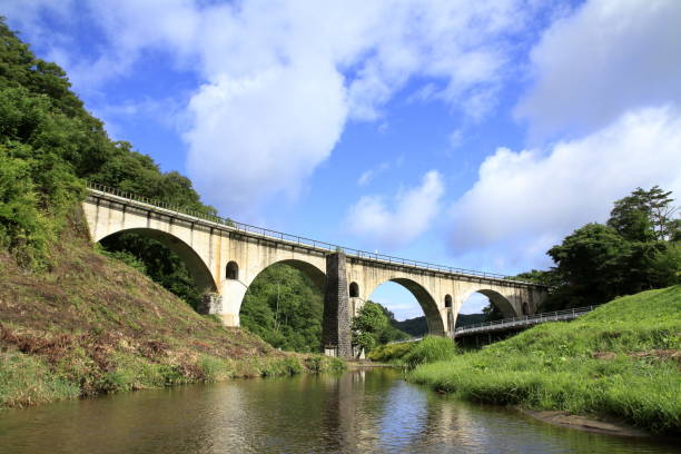 istock Miyamori bridge in Tono, Iwate, Japan 1031099886