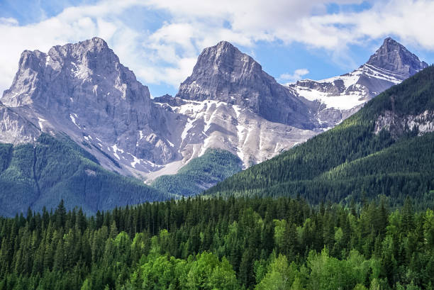 istock The Three Sisters Mountain in Canmore, Alberta Canada 1031103390