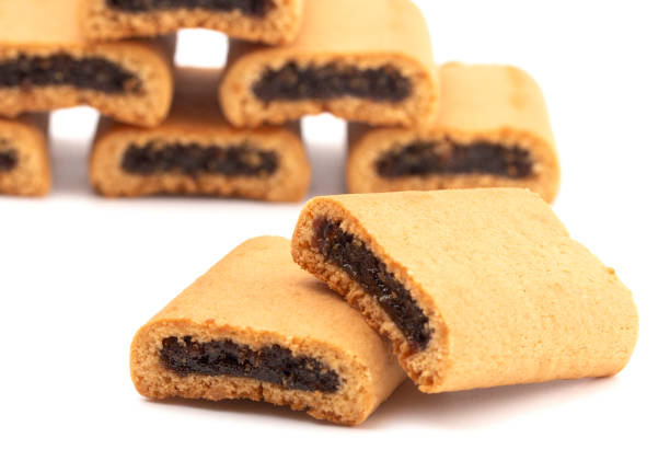 istock Fig Filled Bar Cookies on a White Background 1031109462