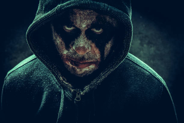 istock Angry Halloween Clown 1031116586