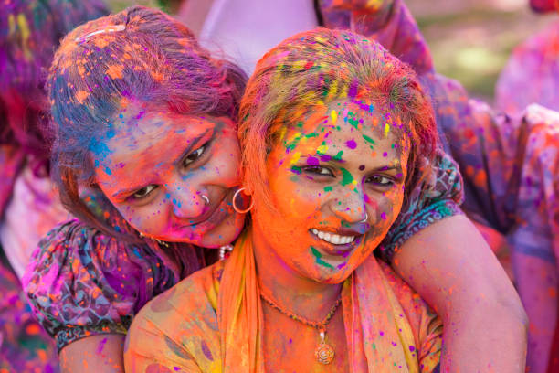 istock Friends Celebrating Holi in Jaipur, India 1031139326