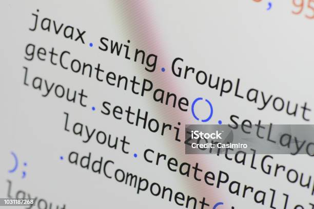 Real Java Code Developing Screen Programing Workflow Abstract Algorithm ...