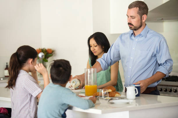 istock Australian Family Breakfast Time 1031187874