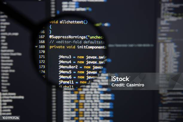 Real Java Code Developing Screen Programing Workflow Abstract Algorithm ...