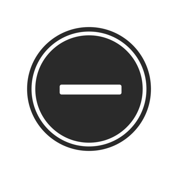 znak wektorowy ikony podpróbkowania i symbol izolowany na białym tle, koncepcja logo substract - substract stock illustrations