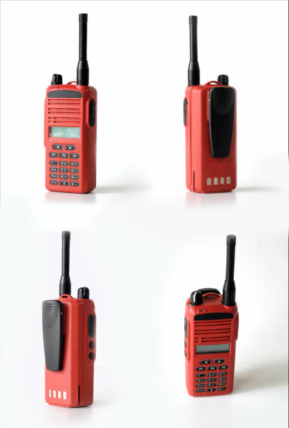 istock Set of portable two way radios 1031199348