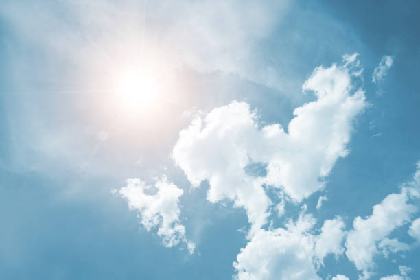 istock Clouds sky blurred during morning open view out windows beautiful summer spring nature background. 1031221130
