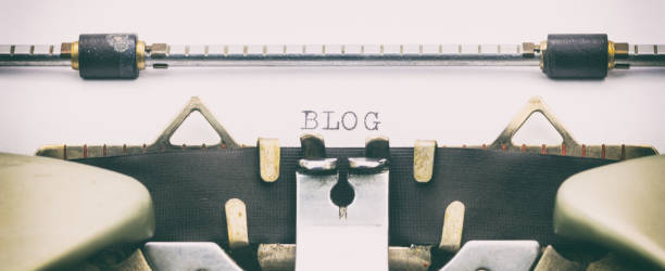 istock Blog word in capital letters on white sheet 1031254684