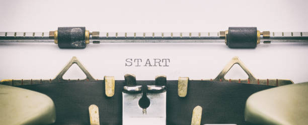 istock Start word in capital letters on white sheet 1031254758