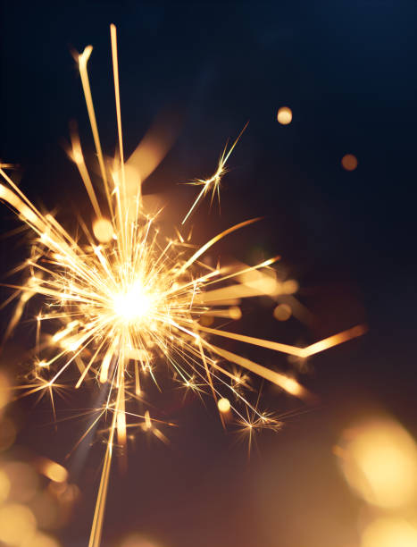 istock Burning sparklers, Happy New Year 1031254954