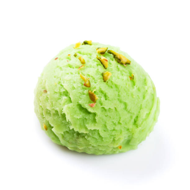 istock Pistachio Ice cream scoop 1031274814