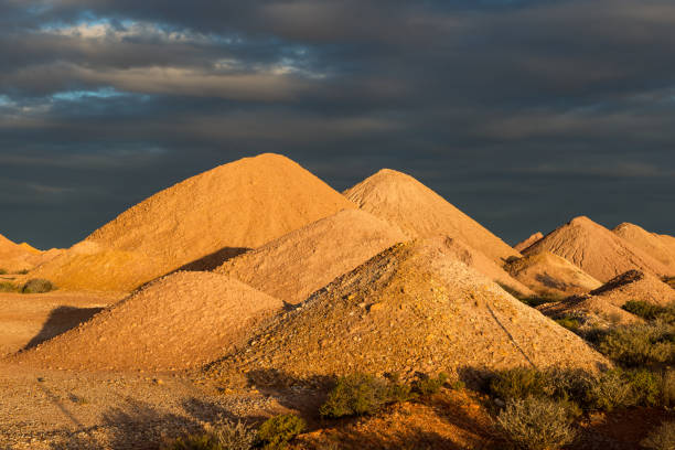 istock Mounts of mine tailings debris in the Australian outback 1031281658