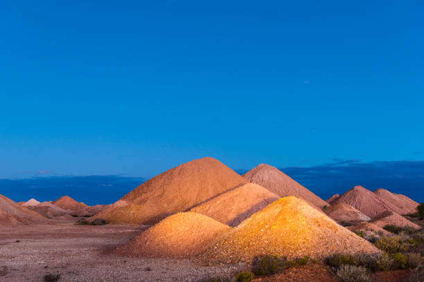 istock Mounts of mine tailings debris in the Australian outback 1031281746