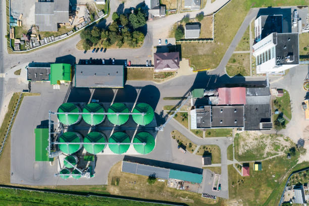 istock A modern granary. View of grain silos from above 1031282130