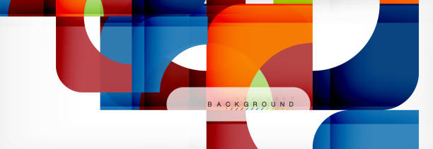 istock Geometric squares abstract banner. Vector illustration for business brochure or flyer, presentation and web design layout 1031285516