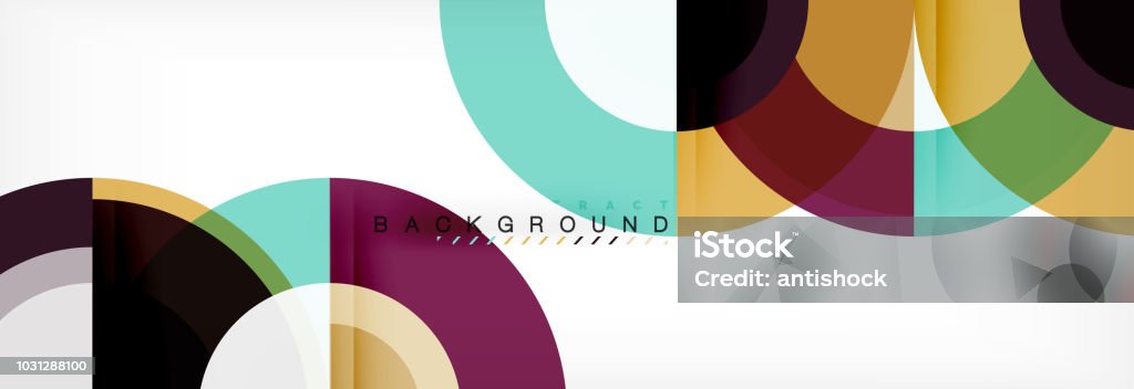 Cicular Abstract Vector Circular Abstract Background Stock Illustration - Download Image ...