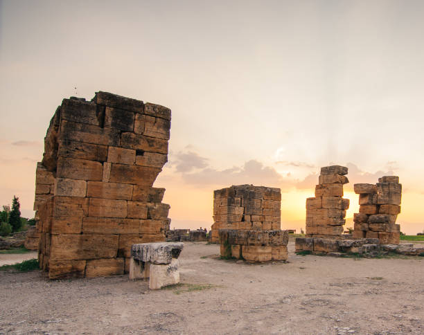 istock Ancient ruins  in Hierapolis , Pamukkale 1031292192