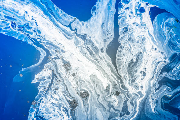 istock Abstract Liquid marble Oil Color Background 1031296572
