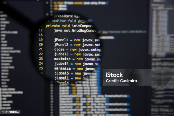 Real Java Code Developing Screen Programing Workflow Abstract Algorithm ...
