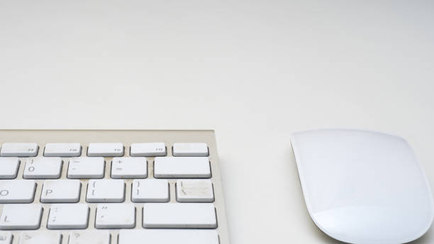 istock Mouse and keyboard business concept on white background 1031306740
