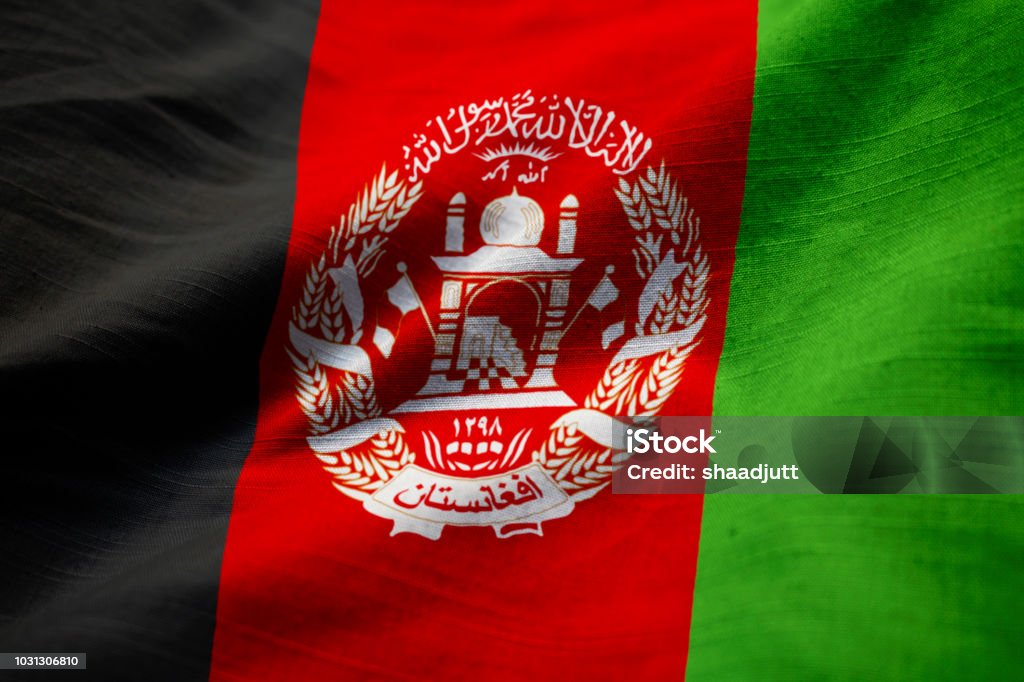 Nahaufnahme Der Gekräuselten Afghanistan Flagge Stockfoto und mehr Bilder  von Afghanische Flagge - Afghanische Flagge, Flagge, Afghanistan - iStock