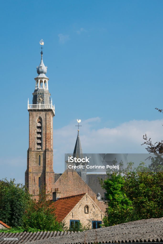 Sint Bavo Church in Aardenburg, The Netherlands Church Sint Bavo in Aardenburg, Holland Architecture Stock Photo