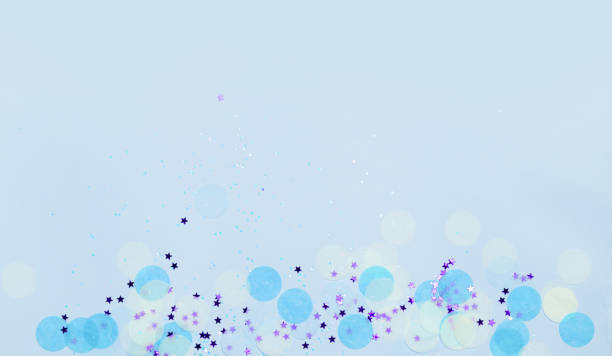 istock Blue festive confetti, glitter and stars 1031312718