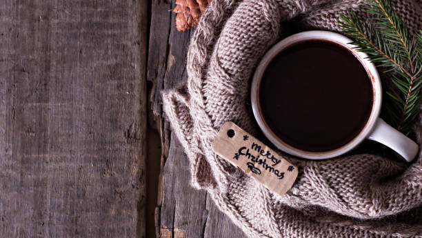 istock Coffee, Christmas still life. 1031320354