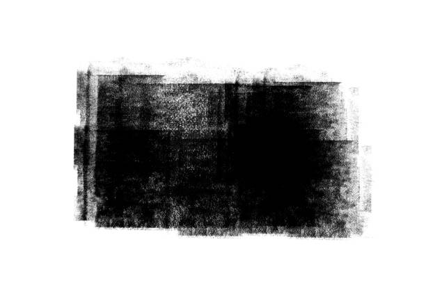 istock Black color graphic patches graphic brush strokes design effect element for background 1031321536