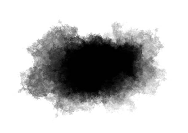 istock Black color graphic patches graphic brush strokes design effect element for background 1031321654