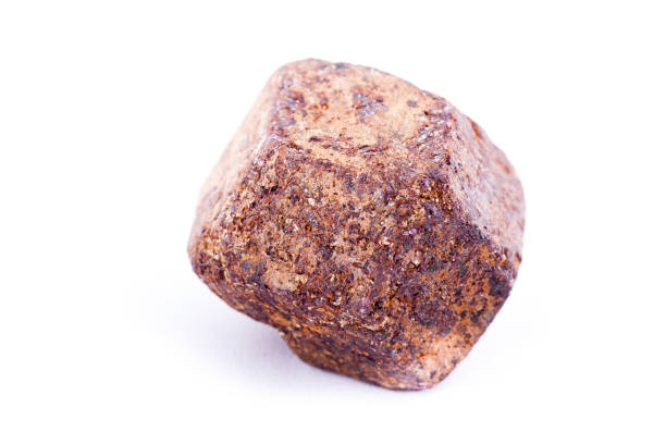 istock macro mineral garnet stone on white background close-up 1031344724