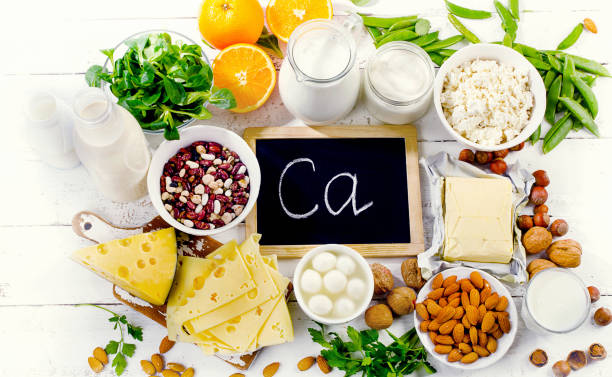 istock Foods rich in calcium 1031348324
