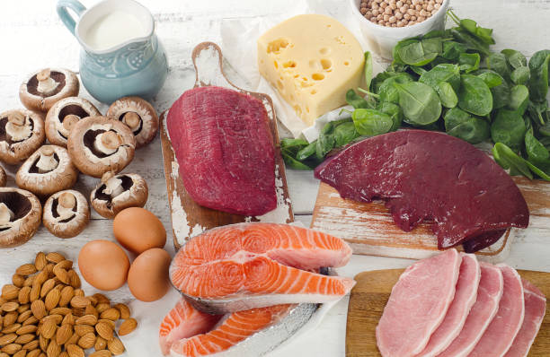 istock Foods Highest in Vitamin B2 1031355504