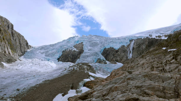 istock Glacier Buarbreen In Summer Seamless Timelapse 1031359654