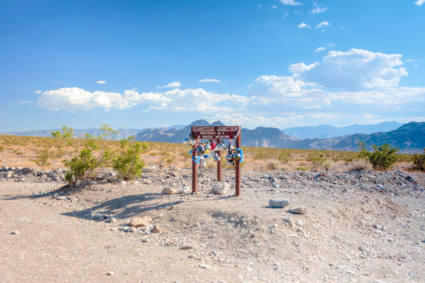 Teakettle Junction in Death Valley in California, USA. Horizontal Image Teakettle Junction in Death Valley in California, USA. Horizontal Image teakettle junction stock pictures, royalty-free photos & images
