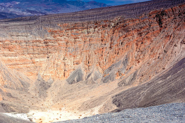 istock Geological Formations in Ubehebe Volcano in Death Valley National Park. 1031365970