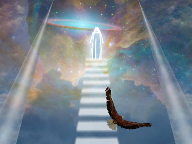 istock A cloaked figure in heavens 1031369982