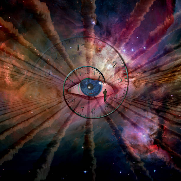 istock Space tunnel with God's eye 1031370012