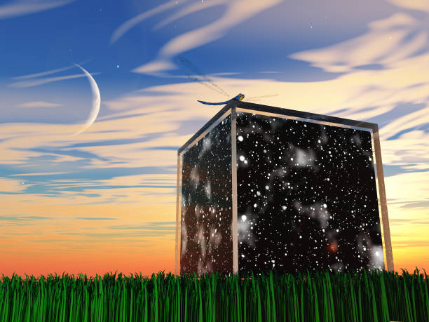 istock Box contains space and stars 1031372666